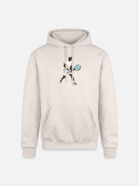 Tennis player - Champion Unisex Powerblend Hoodie - Sand