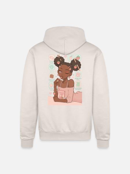 Candy Girl - Champion Unisex Powerblend Hoodie - Sand