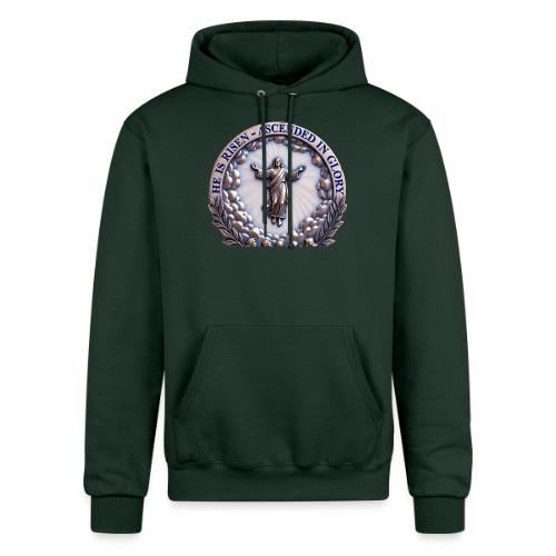 He Is Risen Ascended In Glory T Shirt, Gift - Champion Unisex Powerblend Hoodie