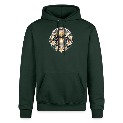 Easter The Tomb Is Empty T Shirt, Christian Gift - Champion Unisex Powerblend Hoodie