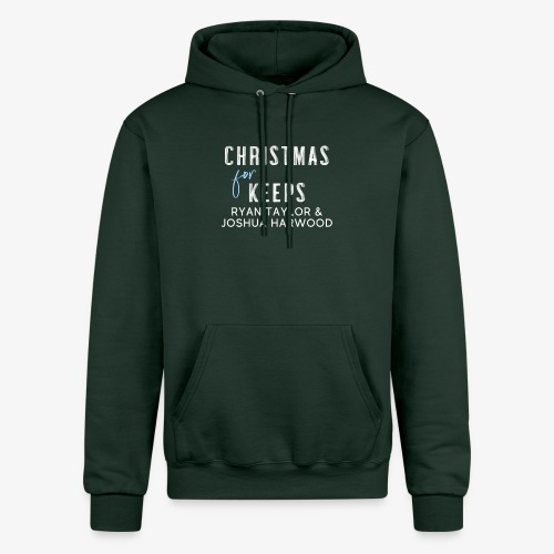 Christmas for Keeps - White Font - Champion Unisex Powerblend Hoodie
