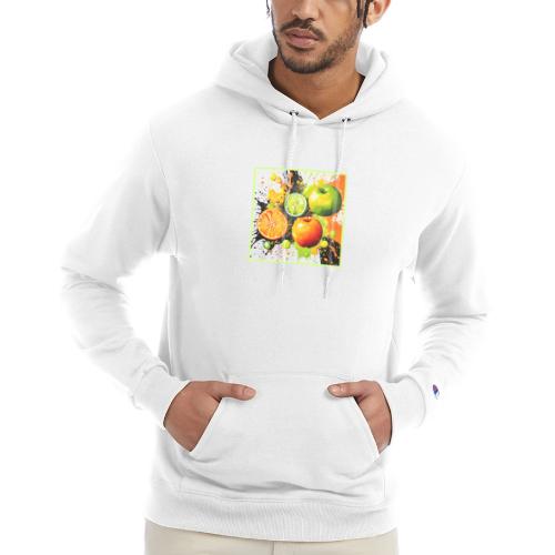 Apple and Citrus Burst - Champion Unisex Powerblend Hoodie