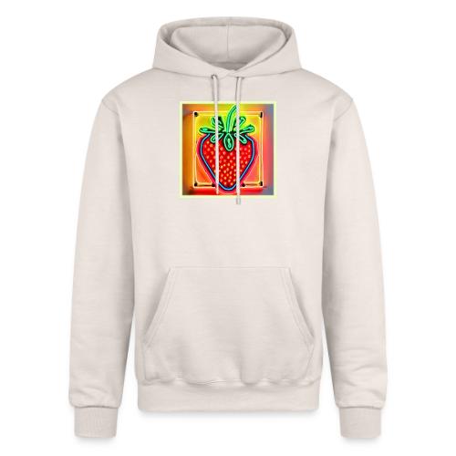 Colorful Strawberry Neon Glow - Champion Unisex Powerblend Hoodie