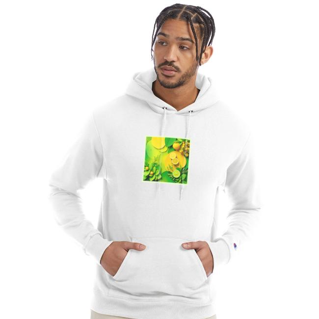 Abstract Lemon Lime Nature Art