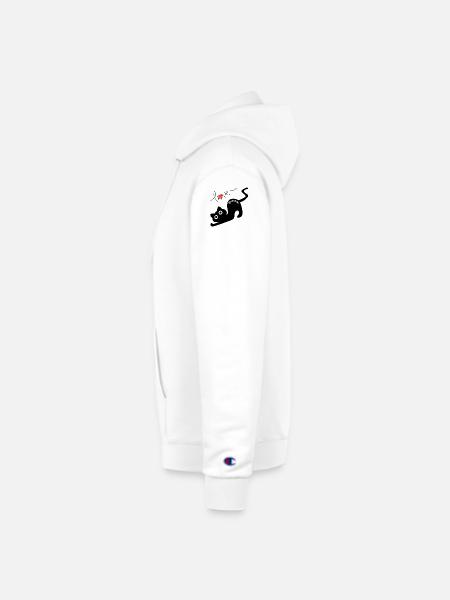 Bonchan Reaching for Love - Champion Unisex Powerblend Hoodie - white