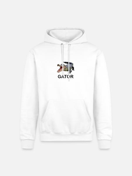 Gator shirt - Champion Unisex Powerblend Hoodie - white