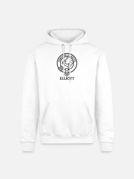 Knight Dagger Crest - Champion Unisex Powerblend Hoodie - white