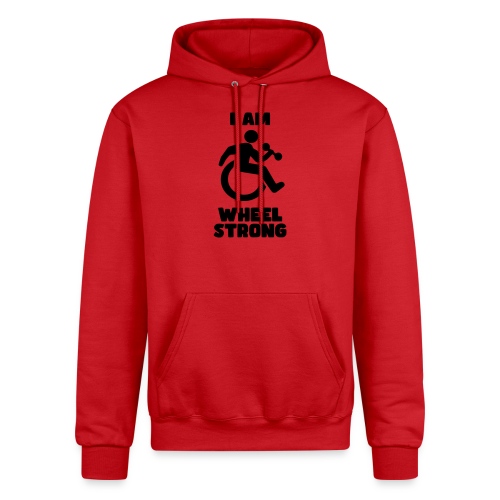 I'm wheel strong. For strong wheelchair users * - Champion Unisex Powerblend Hoodie