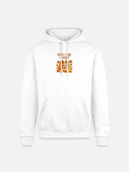 You Me Cozy Autumn Sneakers - Champion Unisex Powerblend Hoodie - white