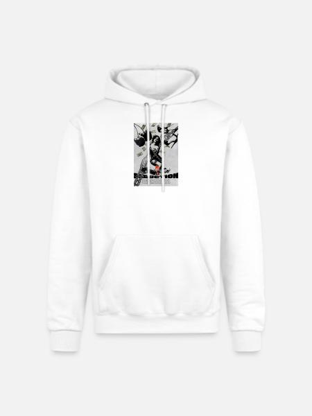 Pinup Noir Lace Seduction - Champion Unisex Powerblend Hoodie - white