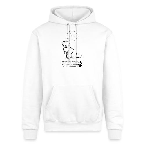 My Pet's Bladder World T-Shirt | Funny Dog/Cat Own - Champion Unisex Powerblend Hoodie