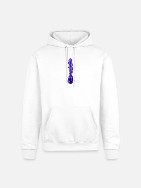 Violet Ember Dagger - Champion Unisex Powerblend Hoodie - white