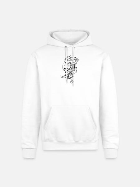 skullandrose - Champion Unisex Powerblend Hoodie - white