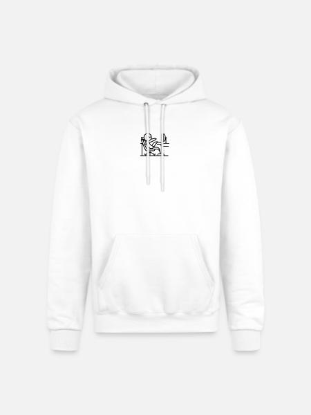 Lazy Tech - Champion Unisex Powerblend Hoodie - white