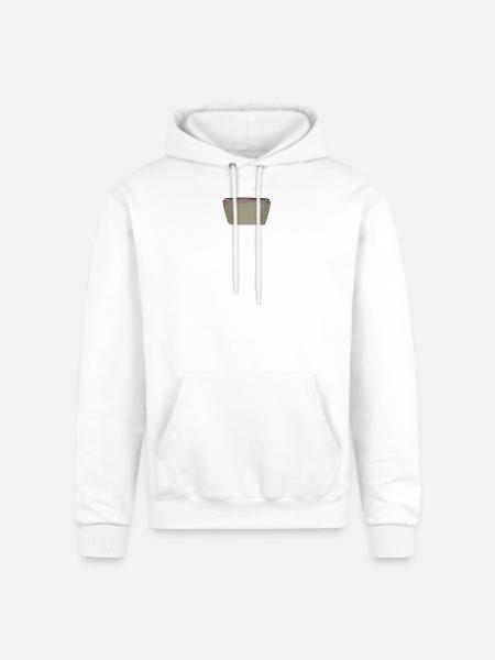 Antique Rim Ceramic Plate - Champion Unisex Powerblend Hoodie - white