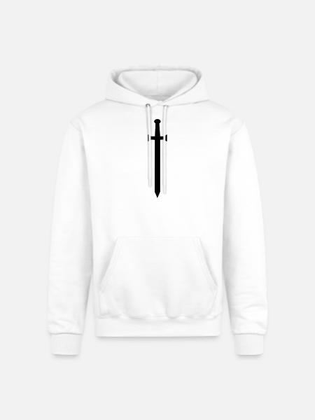 sword - Champion Unisex Powerblend Hoodie - white