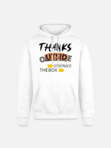 thanks - Champion Unisex Powerblend Hoodie - white
