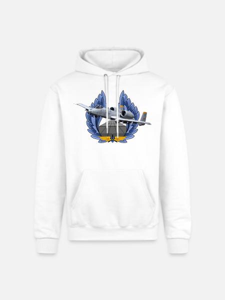 A-10 Thunderbolt - Champion Unisex Powerblend Hoodie - white