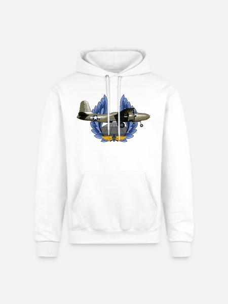 A-20 Havoc - Champion Unisex Powerblend Hoodie - white