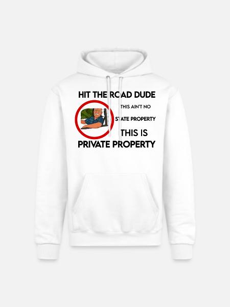 lock em up - Champion Unisex Powerblend Hoodie - white