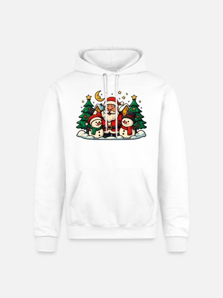 DISEÑO_NAVIDEÑO - Champion Unisex Powerblend Hoodie - white