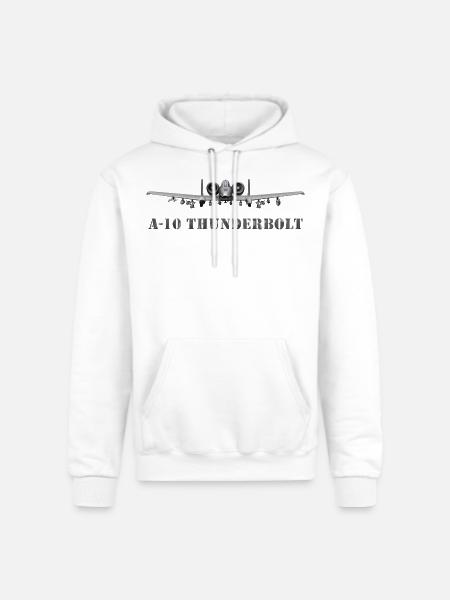 A10 Thunderbolt Frontline Print - Champion Unisex Powerblend Hoodie - white