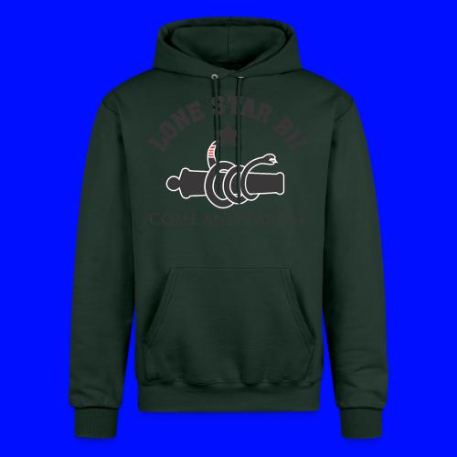 Lone Star BJJ - Come and Take It - Black and Red - Champion Unisex Powerblend Hoodie