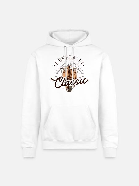 Keepin' It Classic - Champion Unisex Powerblend Hoodie - white
