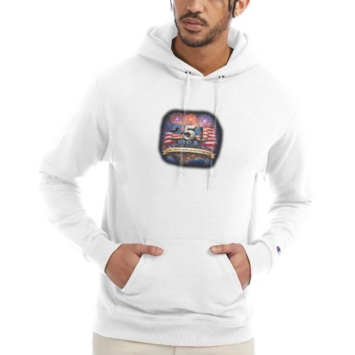 USA 250th Celebration - Champion Unisex Powerblend Hoodie