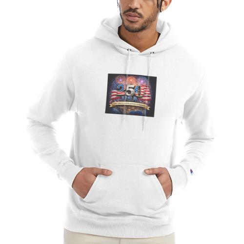 USA 250th Celebration - Champion Unisex Powerblend Hoodie