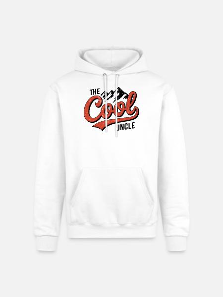 The cool uncle - Champion Unisex Powerblend Hoodie - white