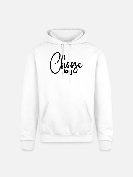 Choose Joy - Champion Unisex Powerblend Hoodie - white