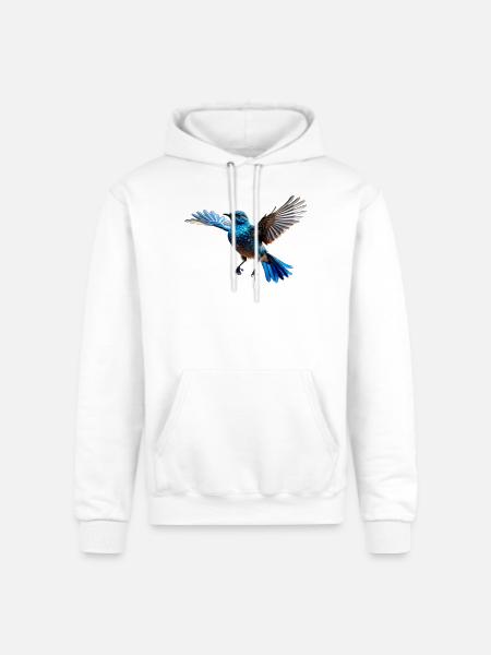 Beautiful bird - Champion Unisex Powerblend Hoodie - white