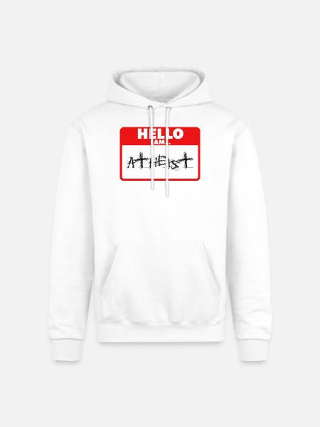Atheist - Champion Unisex Powerblend Hoodie - white