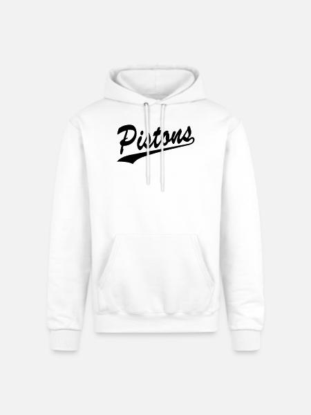 Pistons - Champion Unisex Powerblend Hoodie - white