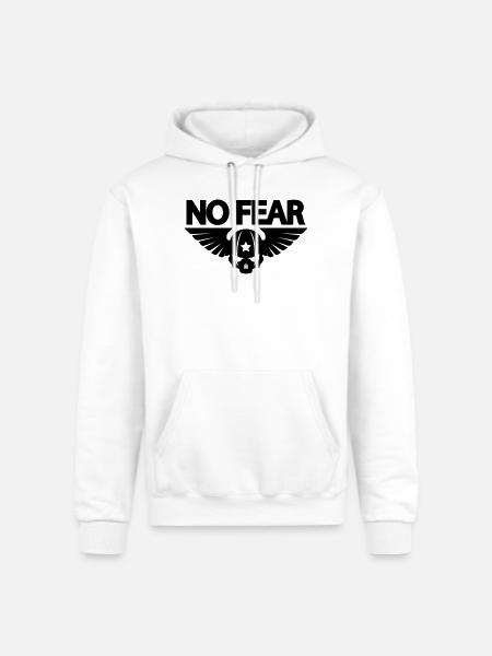 No fear - Champion Unisex Powerblend Hoodie - white