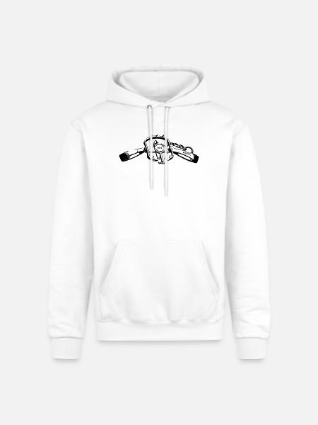 trap - Champion Unisex Powerblend Hoodie - white