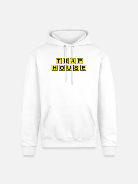 Trap House - Champion Unisex Powerblend Hoodie - white