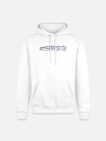Soap Bubbles - Champion Unisex Powerblend Hoodie - white