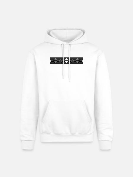 Ornament design cool - Champion Unisex Powerblend Hoodie - white