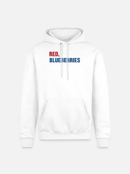 Red White Blueberries - Champion Unisex Powerblend Hoodie - white