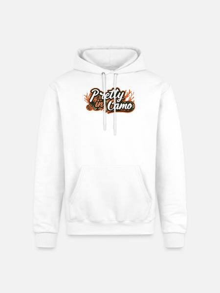 Pretty in Camo - Champion Unisex Powerblend Hoodie - white