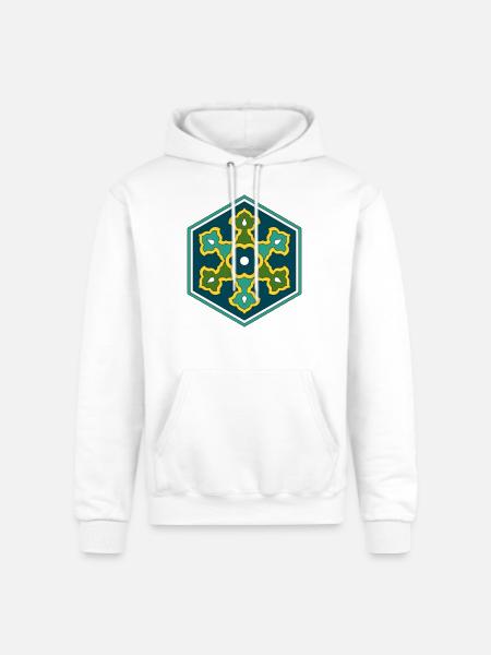 Ottoman Turkish - Champion Unisex Powerblend Hoodie - white