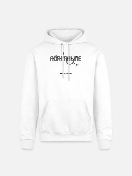 Adrenaline Chemistry Pulse - Champion Unisex Powerblend Hoodie - white