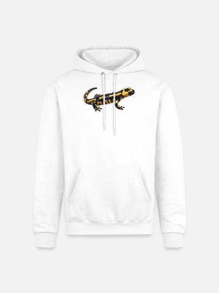 Fire salamander - Champion Unisex Powerblend Hoodie - white