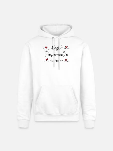 Best Paramedic ever - Champion Unisex Powerblend Hoodie - white