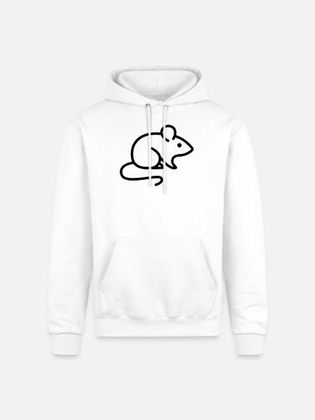 mouse - Champion Unisex Powerblend Hoodie - white