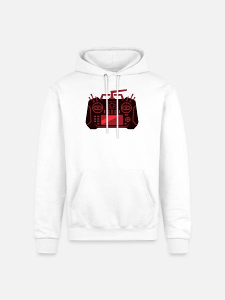 Drone Remote Controller Icon - Champion Unisex Powerblend Hoodie - white