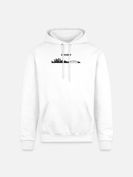 Sydney - Champion Unisex Powerblend Hoodie - white