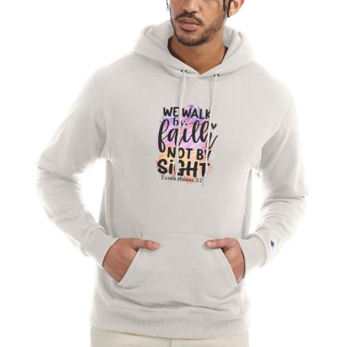 Harmony Collection - We Walk by Faith not by Sight - Champion Unisex Powerblend Hoodie